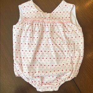 The Beaufort Bonnet Company Pink Polka Dot One Piece